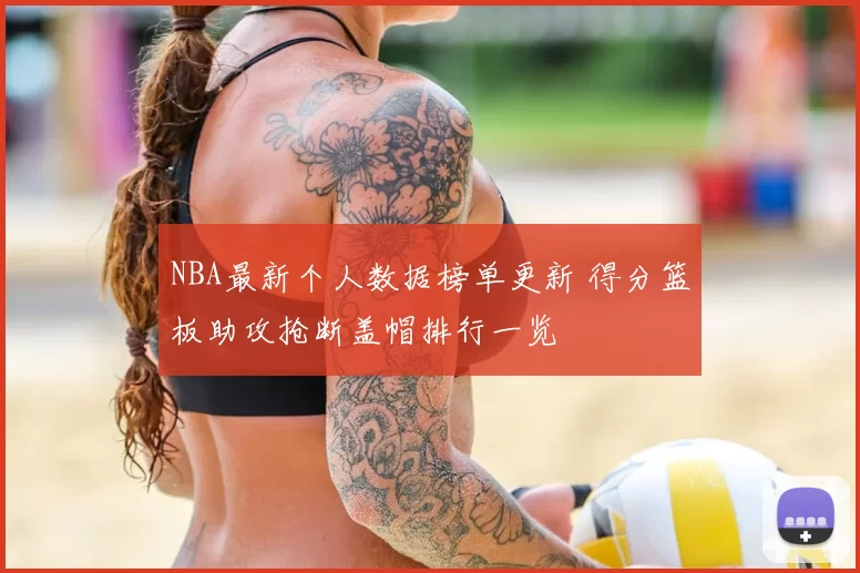 NBA最新个人数据榜单更新 得分篮板助攻抢断盖帽排行一览
