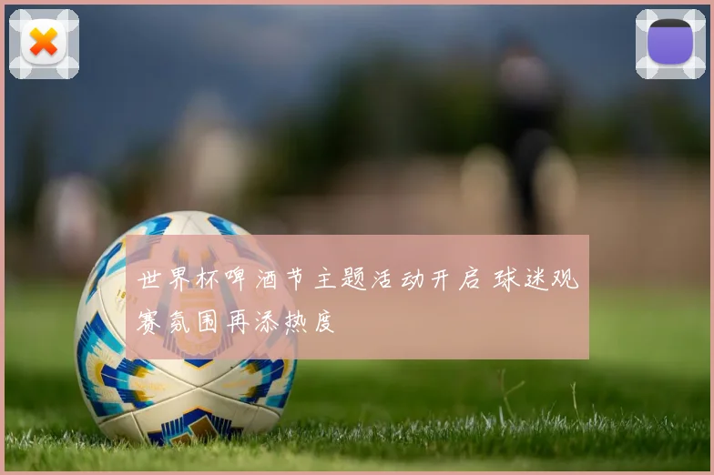 世界杯啤酒节主题活动开启 球迷观赛氛围再添热度